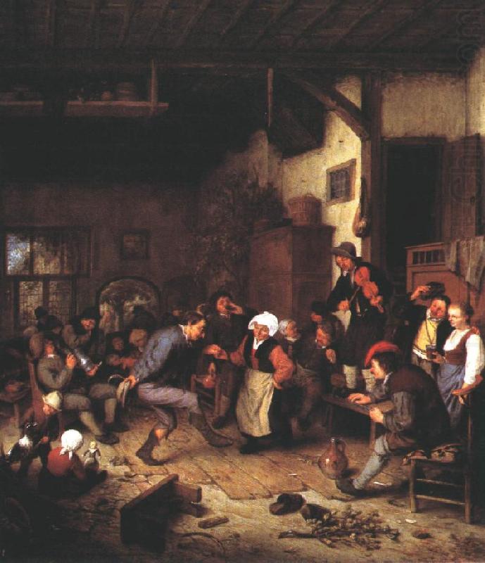 Merrymakers in an Inn ag, OSTADE, Adriaen Jansz. van